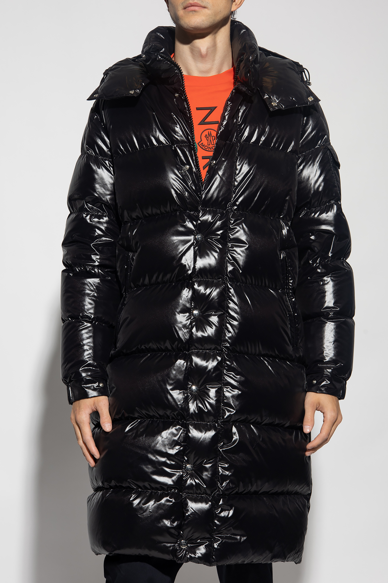 Black 'Hanoverian' long down jacket Moncler - Vitkac Canada